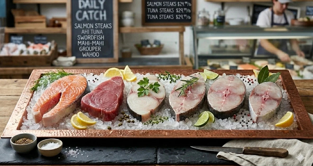 Fresh Fish Steaks (By The Pound)