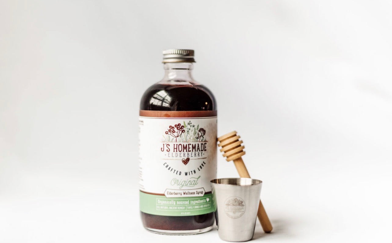 J's Homemade Large Elderberry Syrup