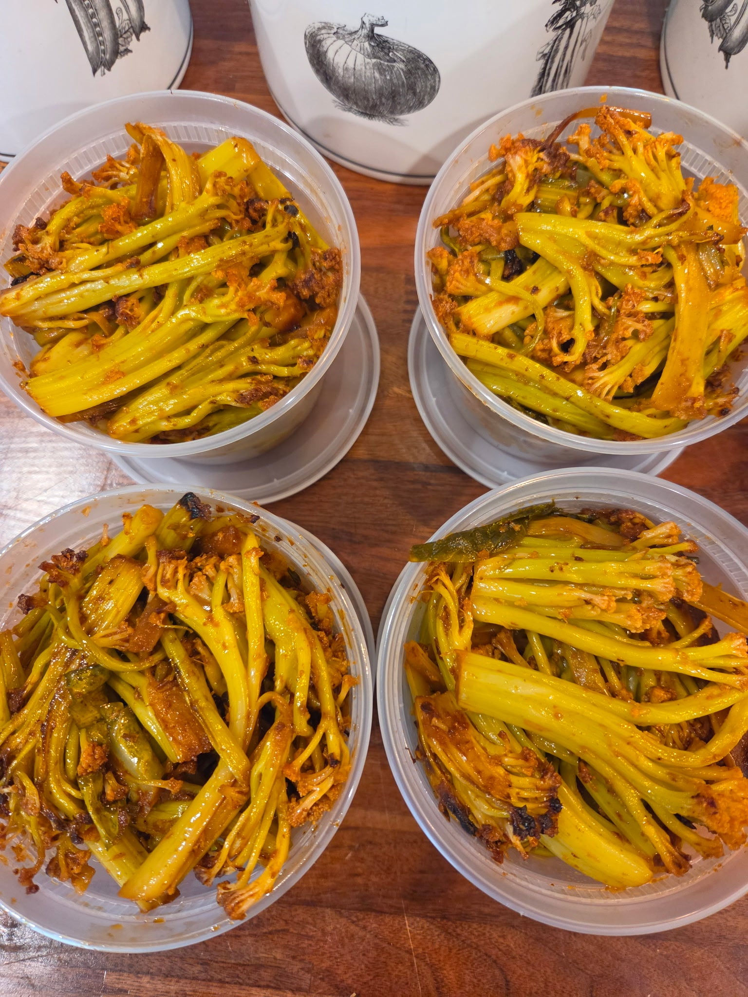 Spicy Sprouted Cauliflower
