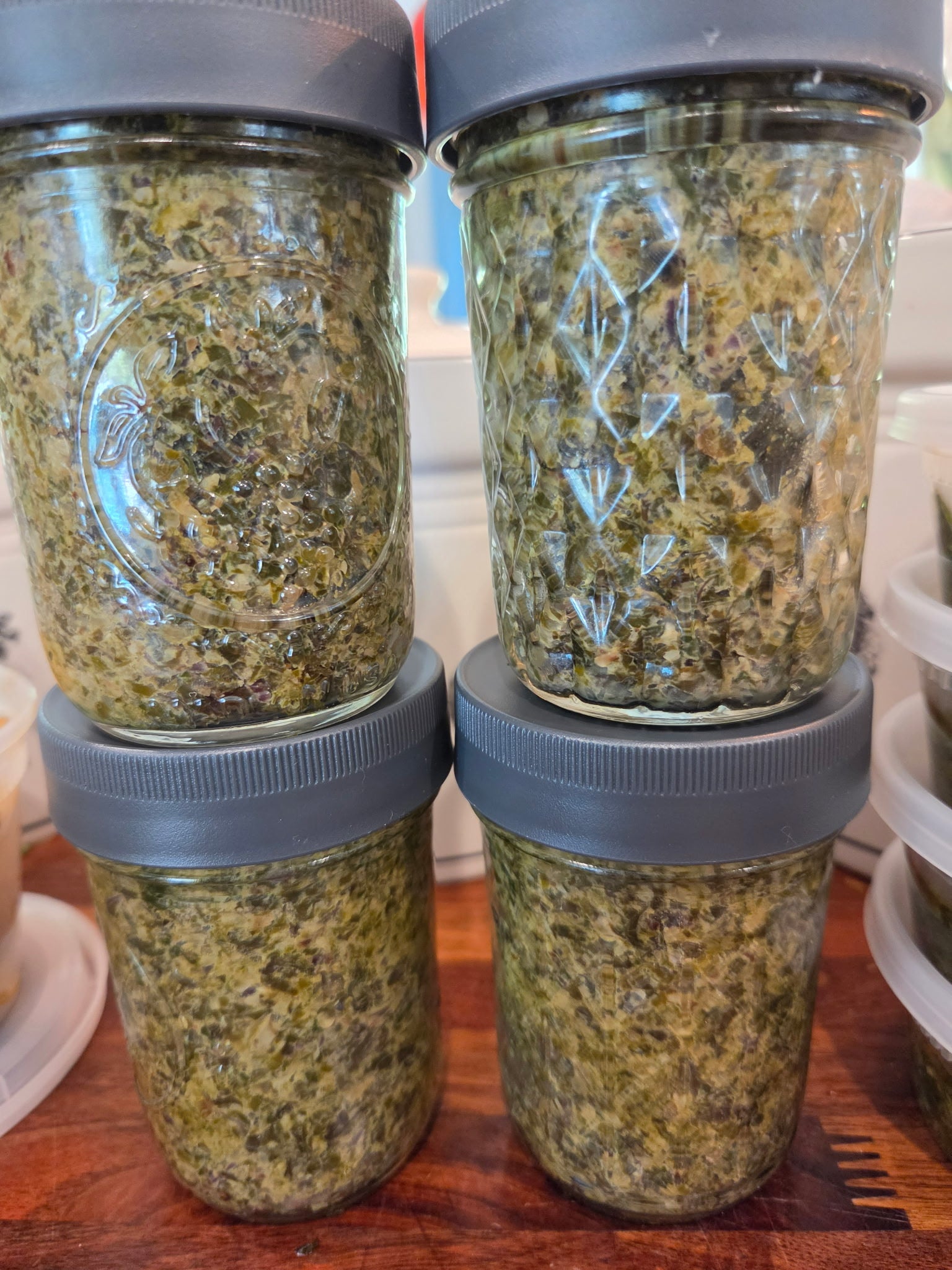 Kale Walnut And Fig Pesto