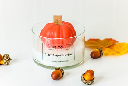Apple Maple Bourbon Pumpkin Candle
