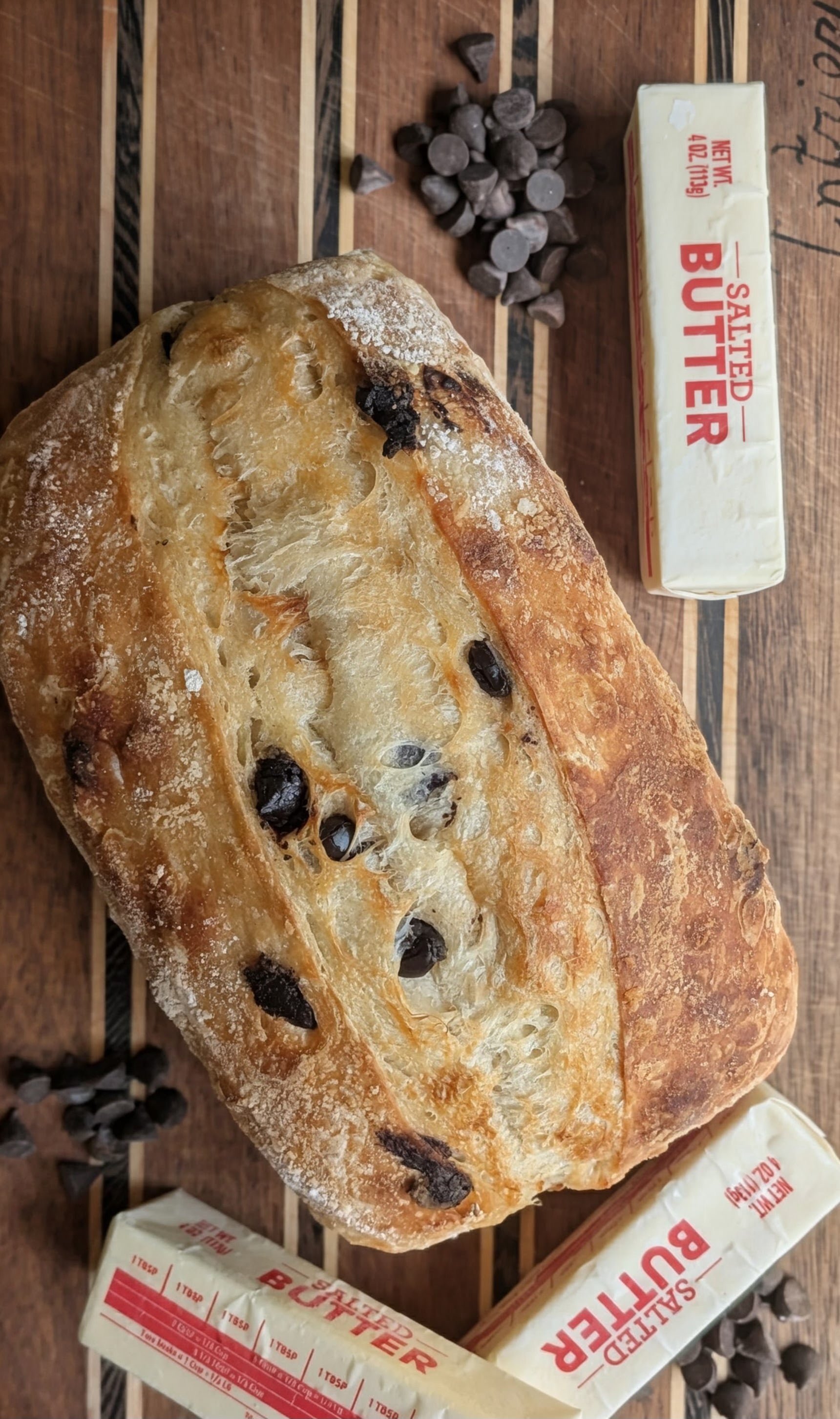 Chocolate Chip Croissant Sourdough