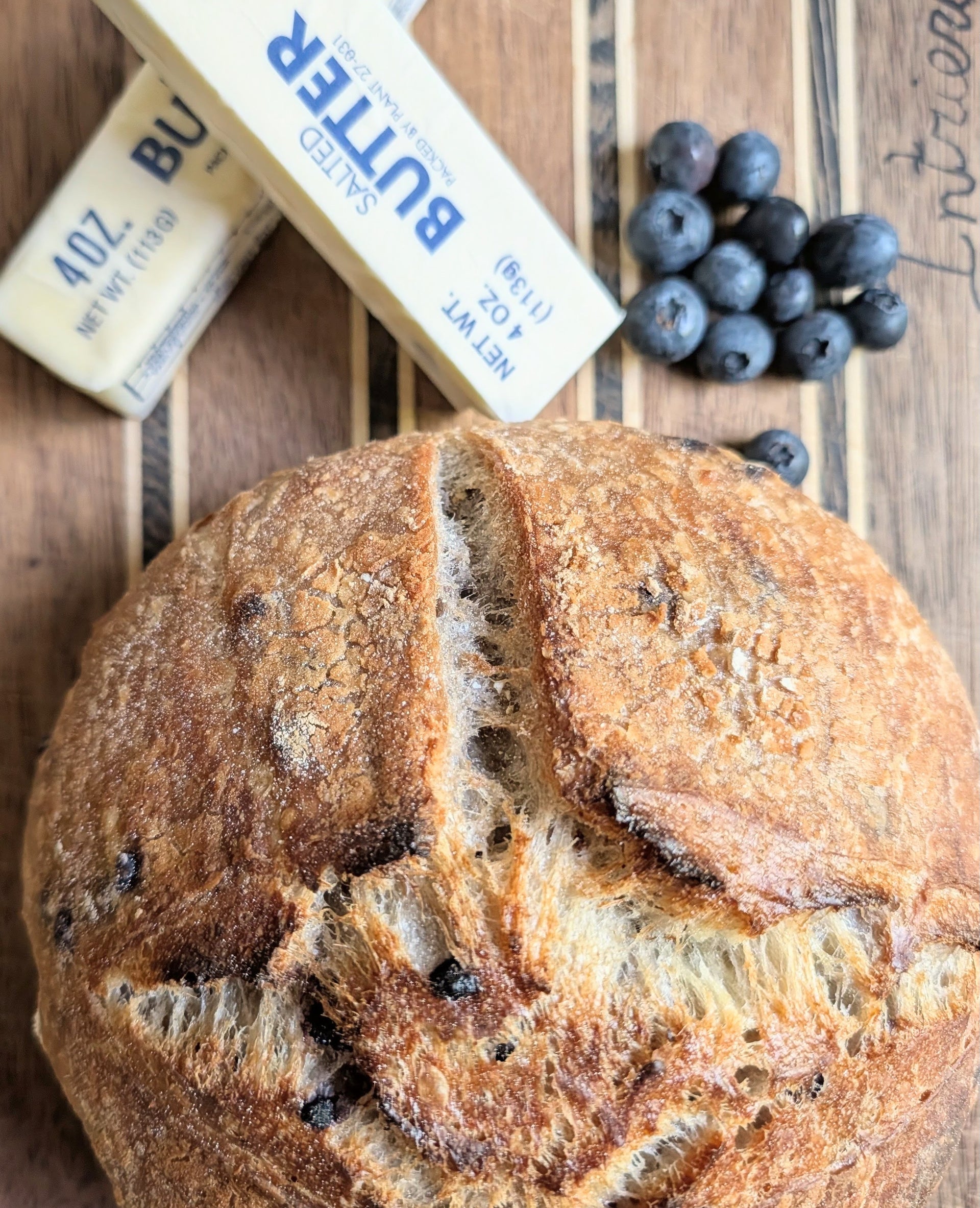 Blueberry Croissant Sourdough