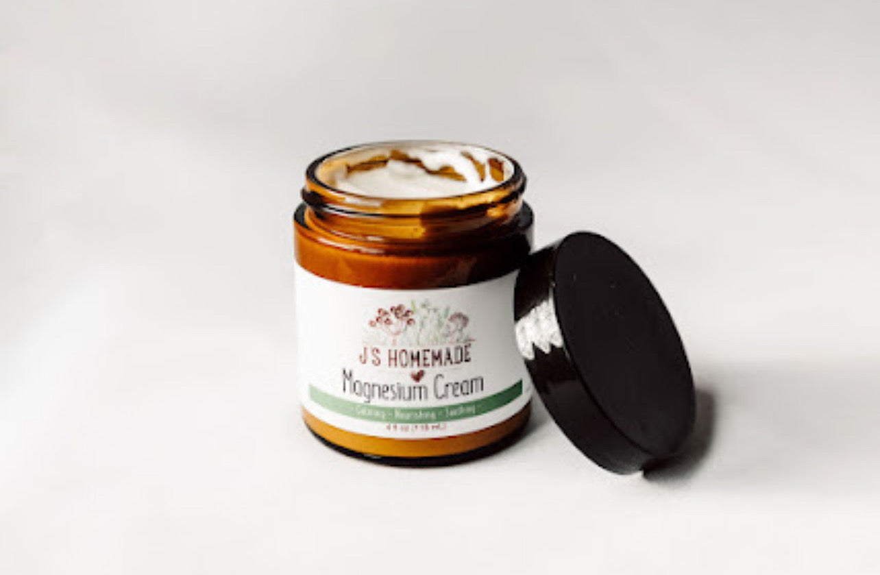 J's Homemade Magnesium Cream - 4oz