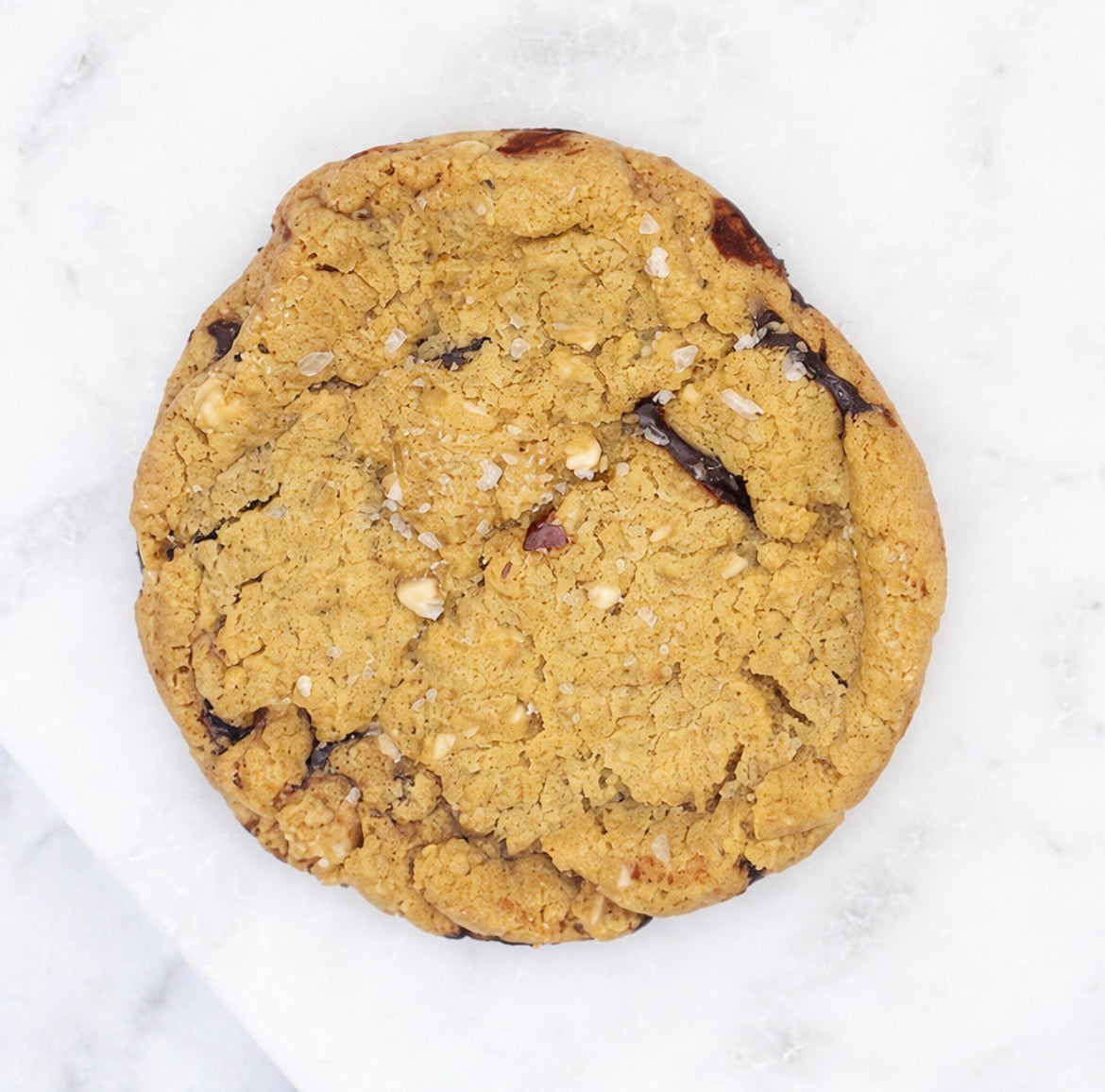 Salted Toffee Cookies