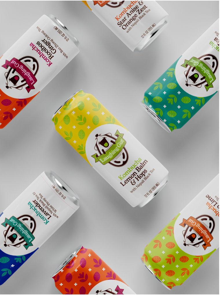 Laughing Gut Kombucha Variety Pack of Six