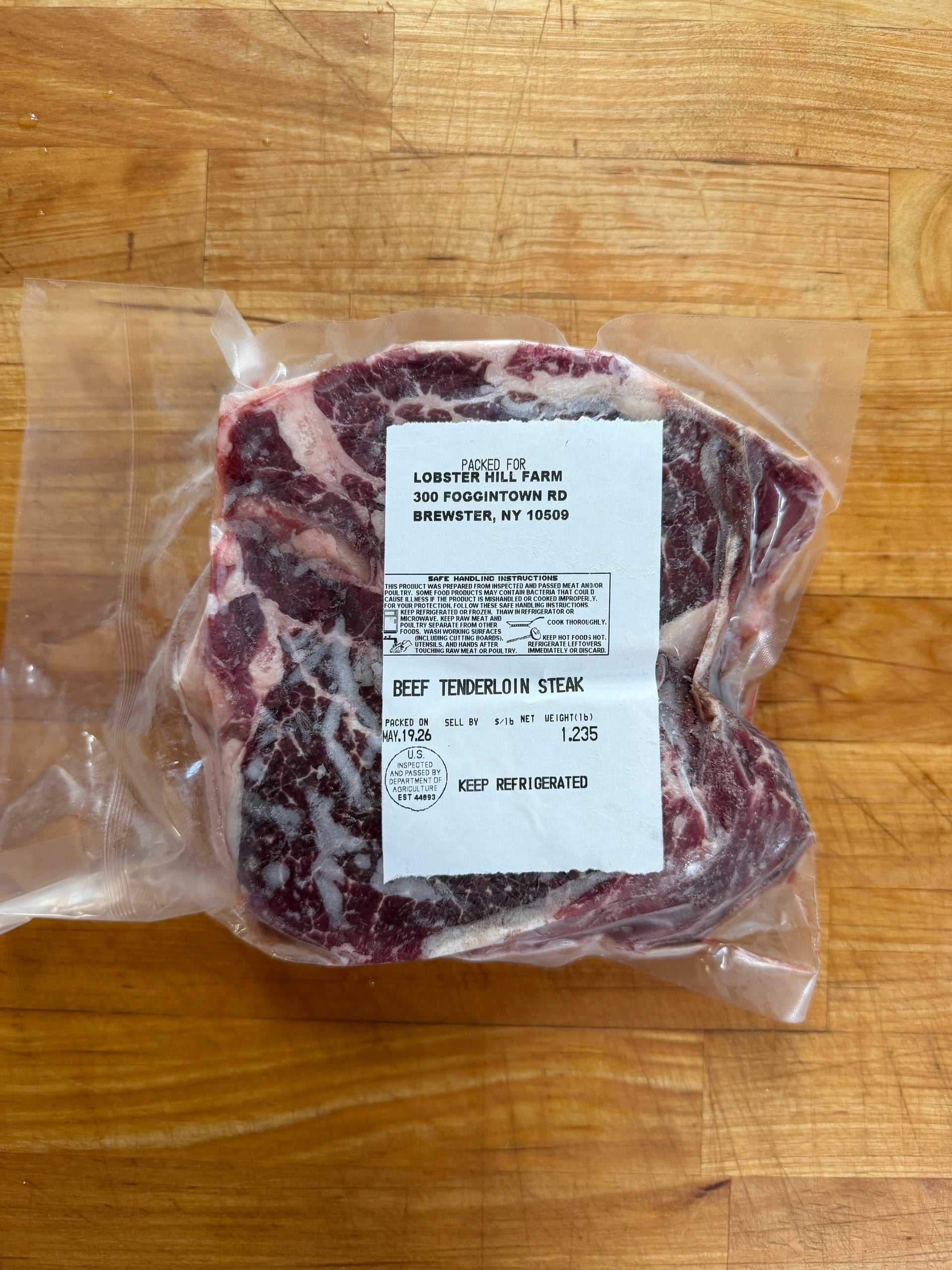 Beef Tenderloin/ Filet Mignon