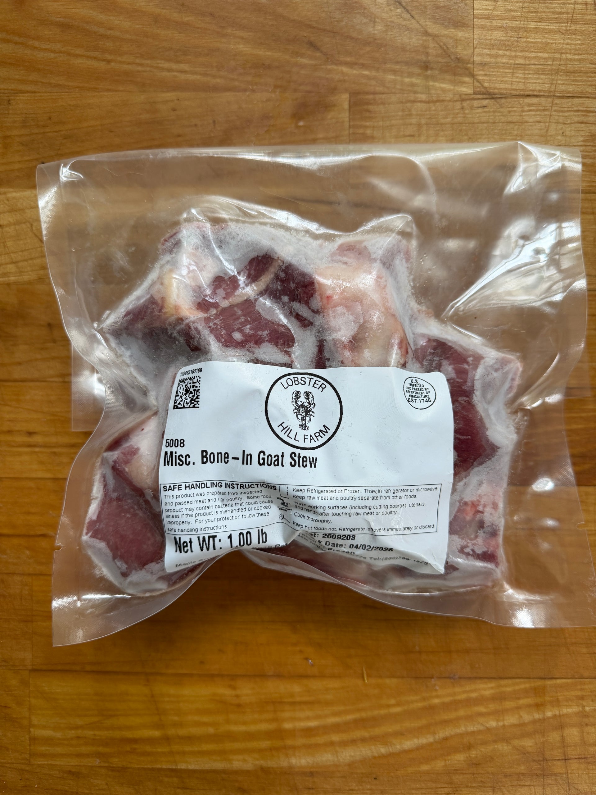 Bone In Stew - Goat - 1lb