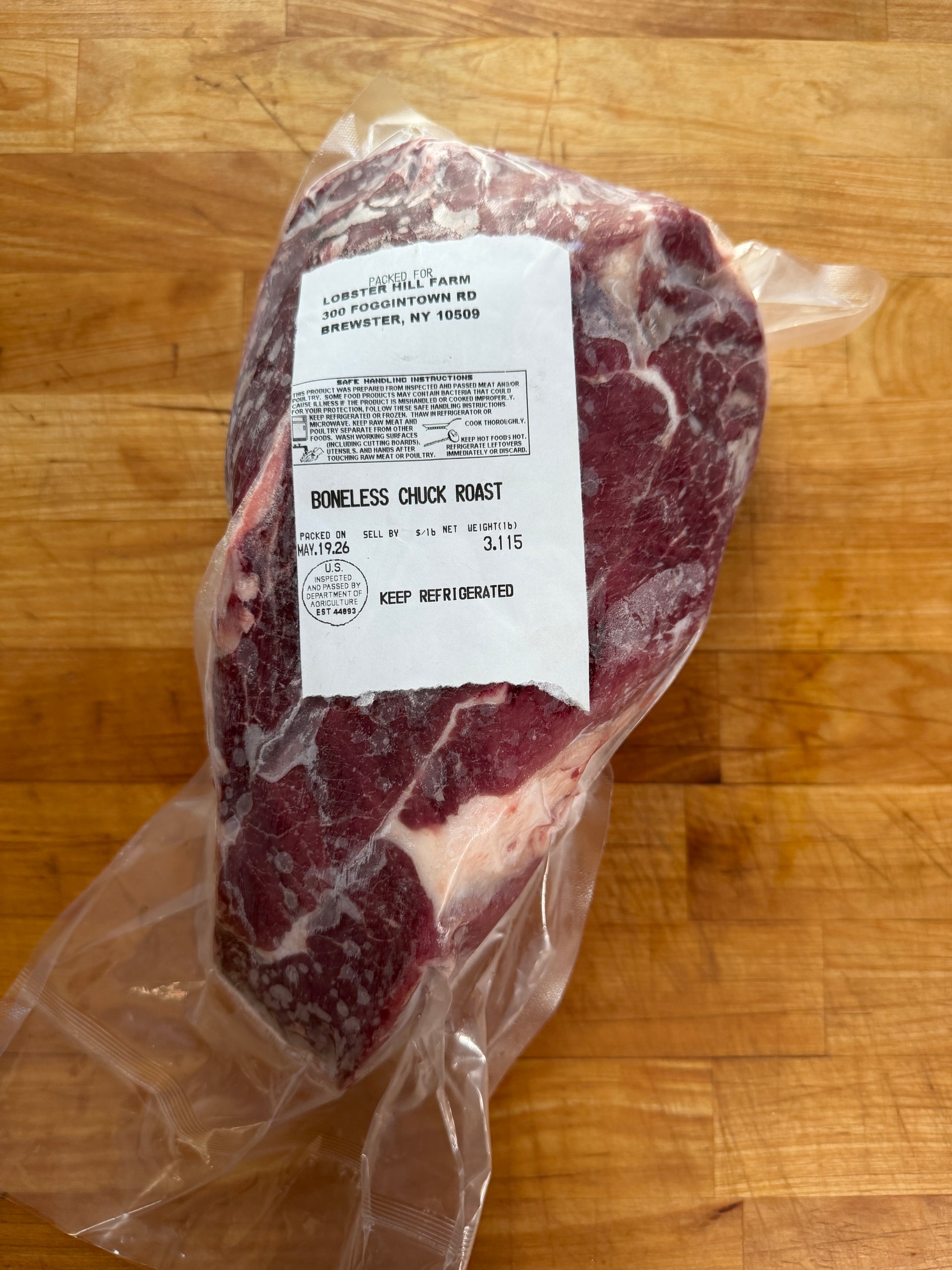 Beef Boneless Chuck Roast