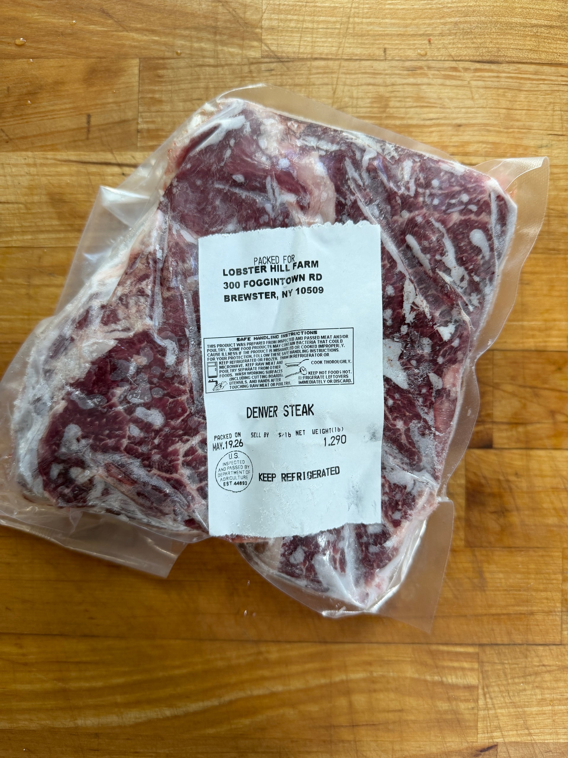 Beef Denver Steak