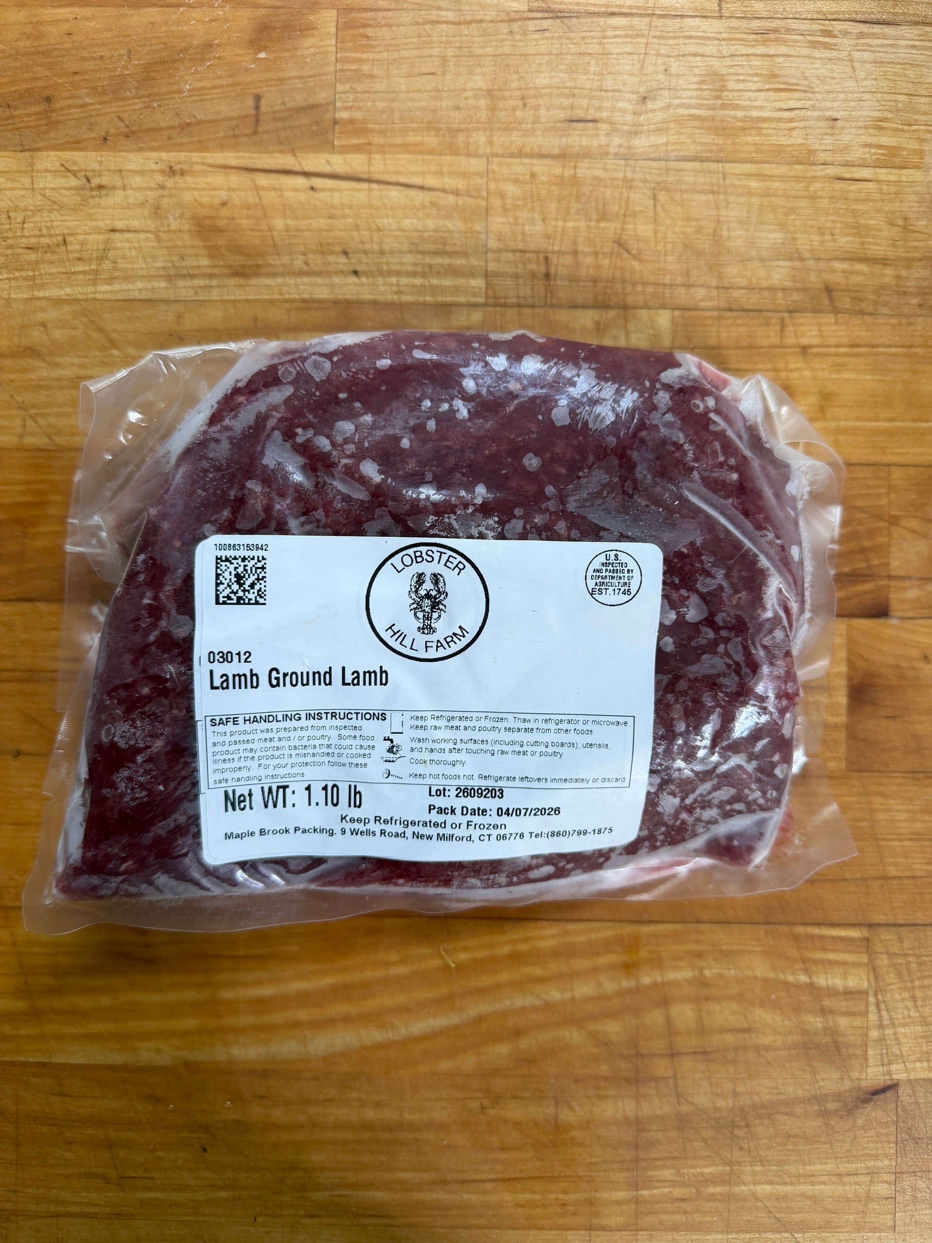 Ground Lamb - 1lb