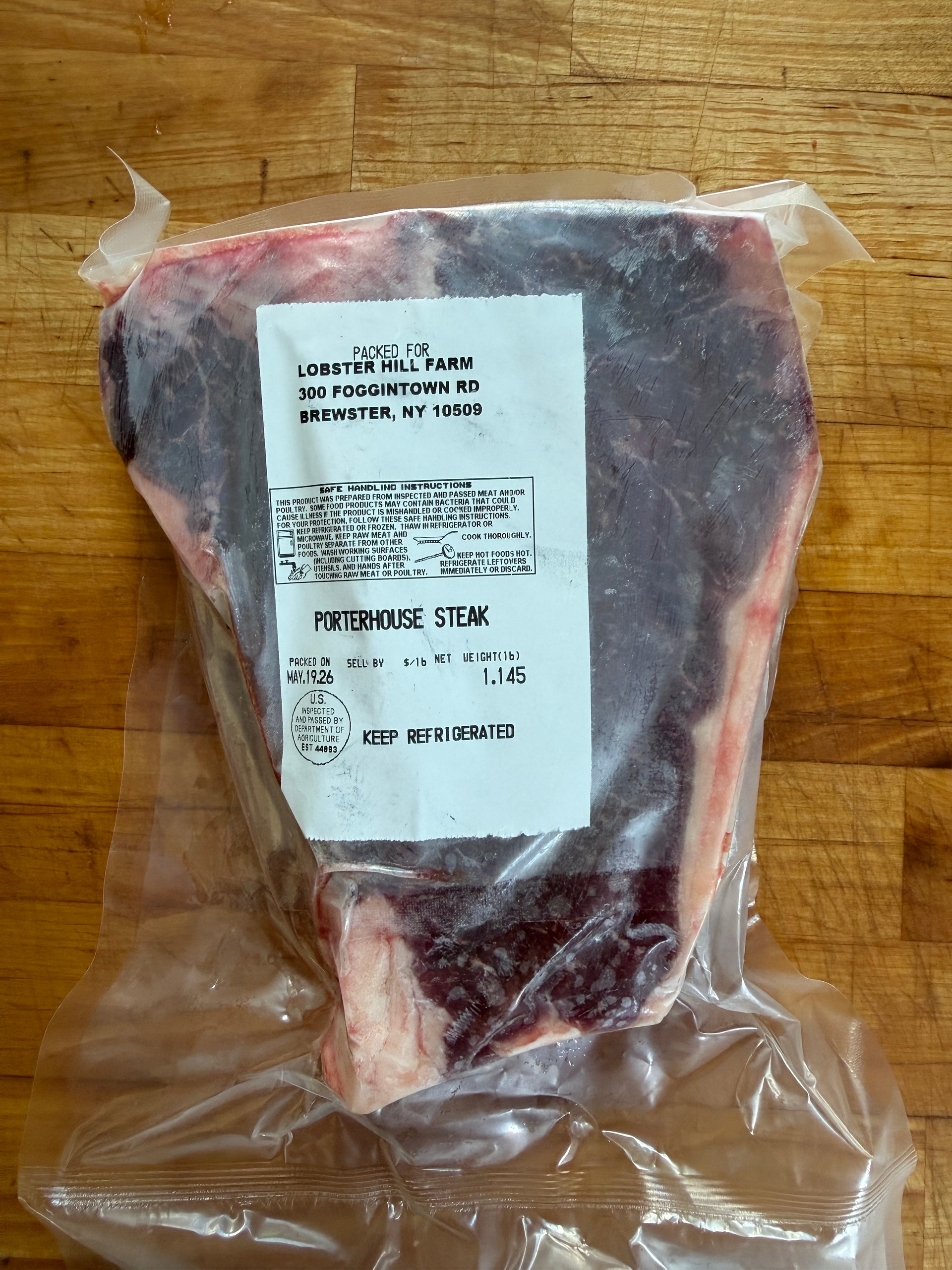 Beef Porterhouse Steak
