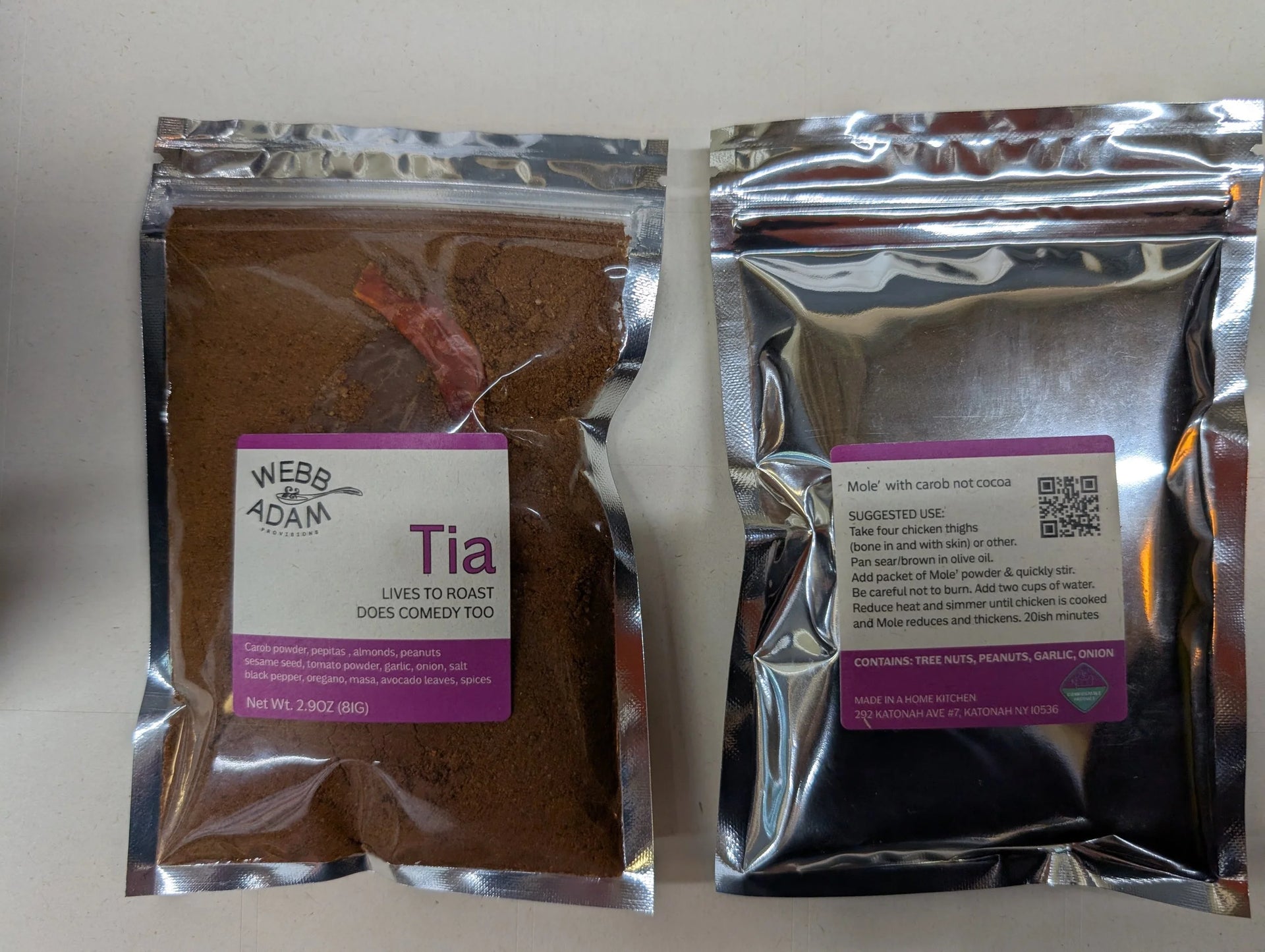 Tia - Carob Mole - 2.9 oz (81g)