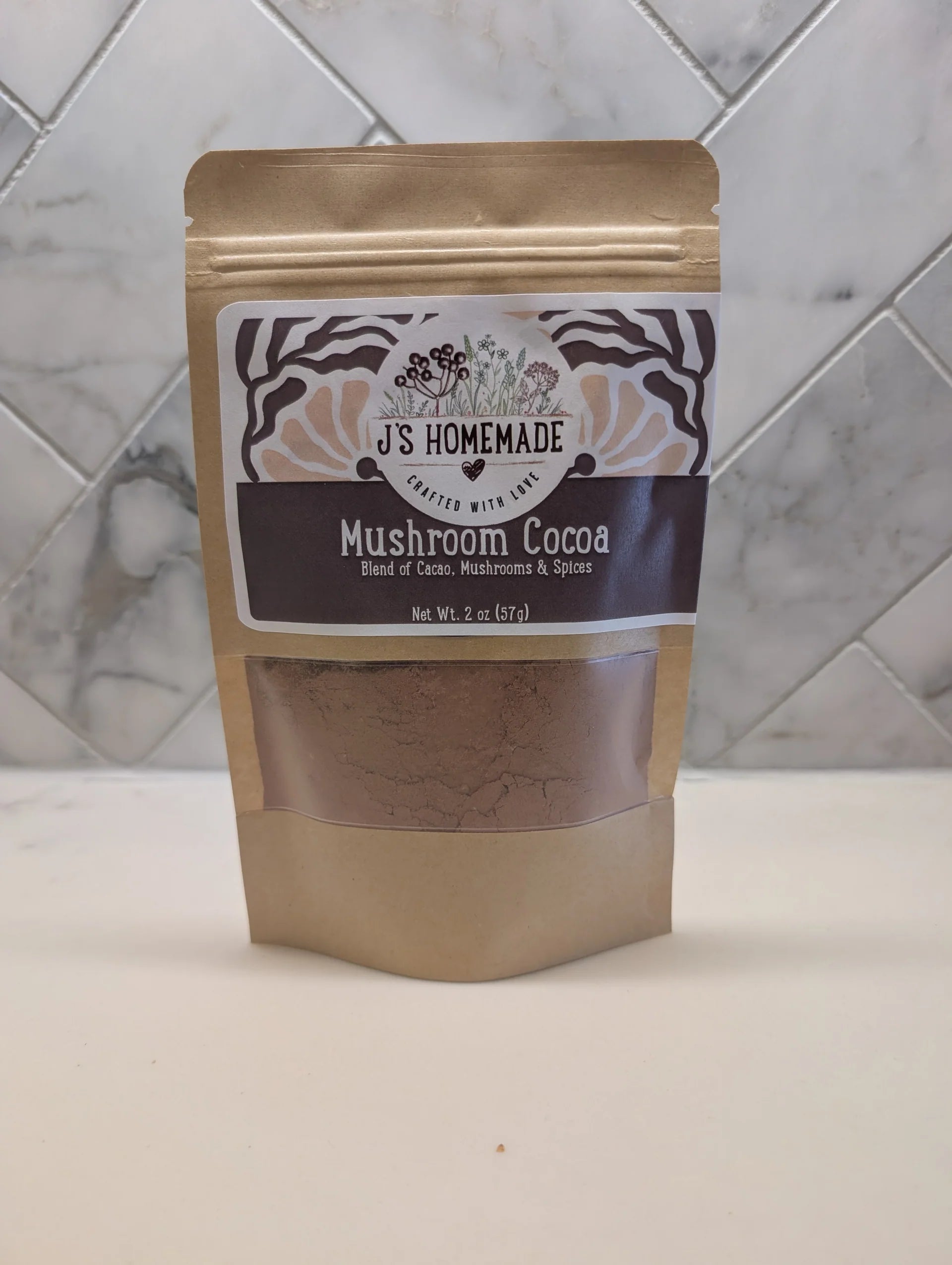 J's Homemade Mushroom Cocoa - 2oz
