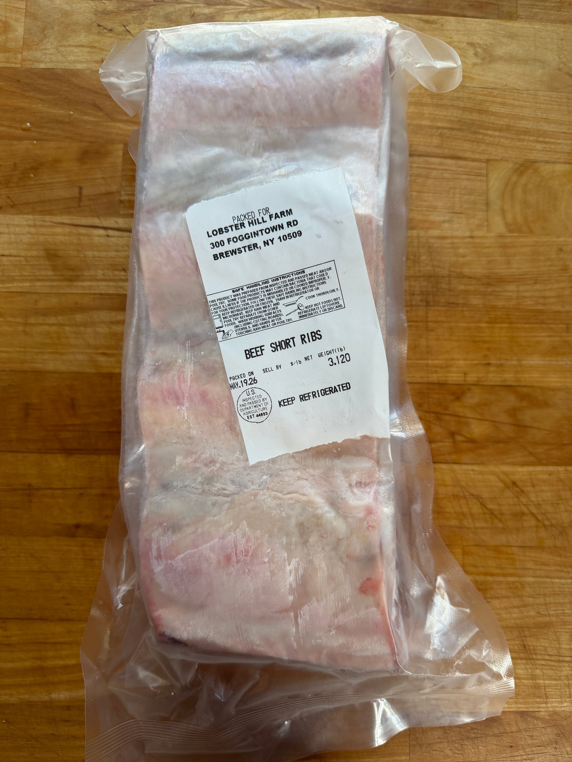 Beef Traditional Short Rib