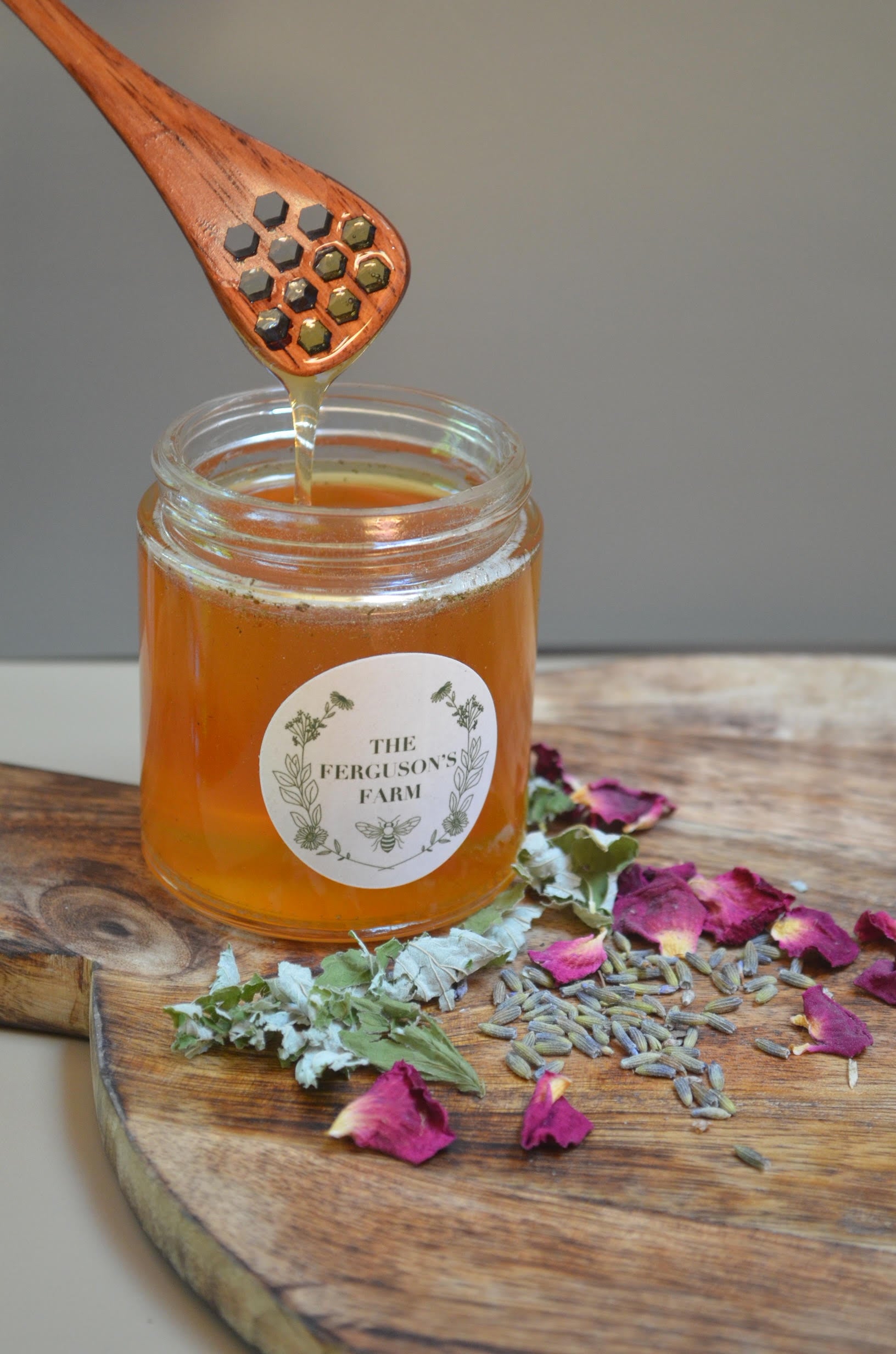 Herbal Infused Honey “GARDEN PARTY”