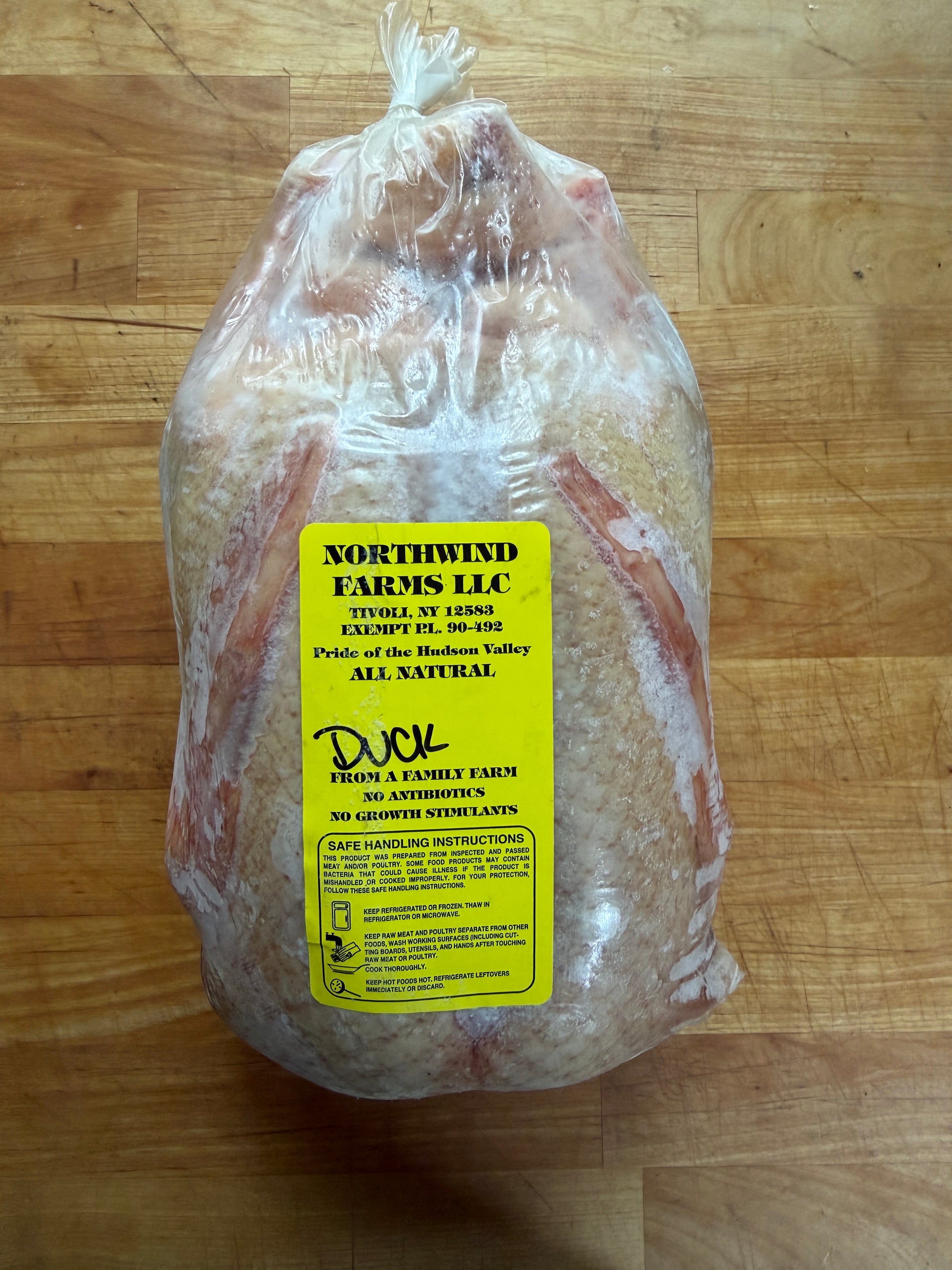 Whole Duck - Average 4lb